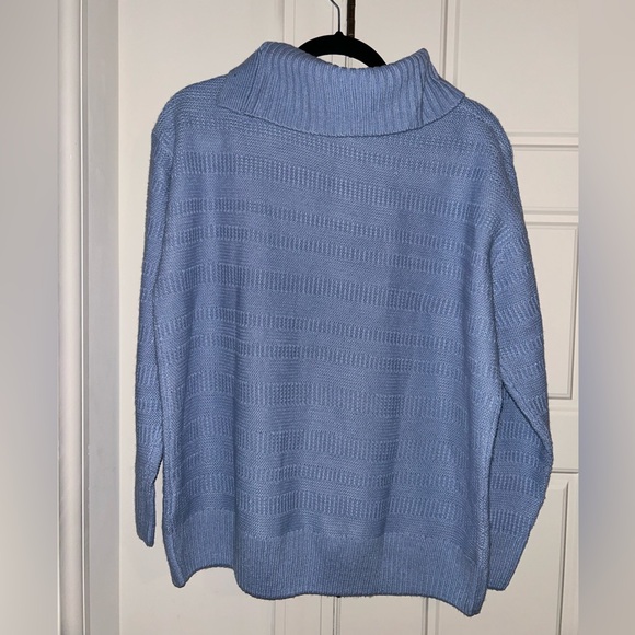Baby Blue Turtle Neck Sweater - Picture 5 of 6